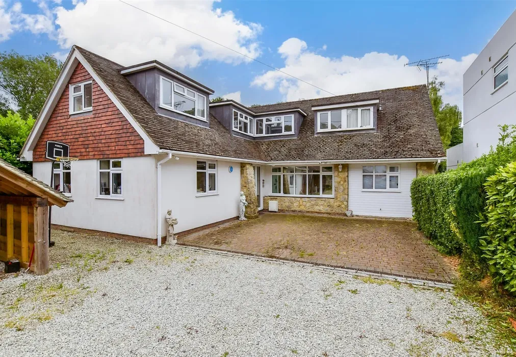 Front Elevation (Web) - The Quarries, Boughton Monchelsea, Maidstone, Kent - Wards of Kent