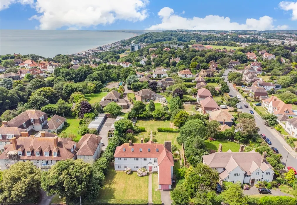 Aerial View - Dixwell Road, Folkestone, Kent - Wards of Kent
