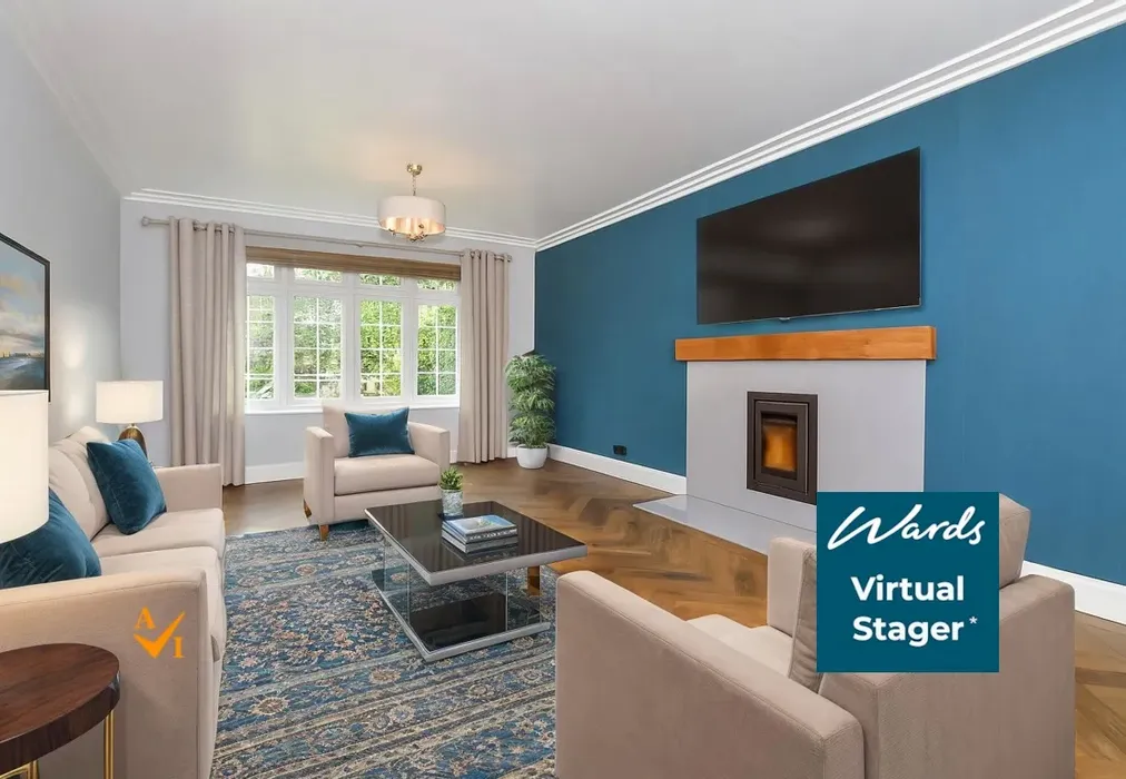 Lounge (Contemporary style) - Bowl Field, Hastingleigh, Ashford, Kent - Wards of Kent