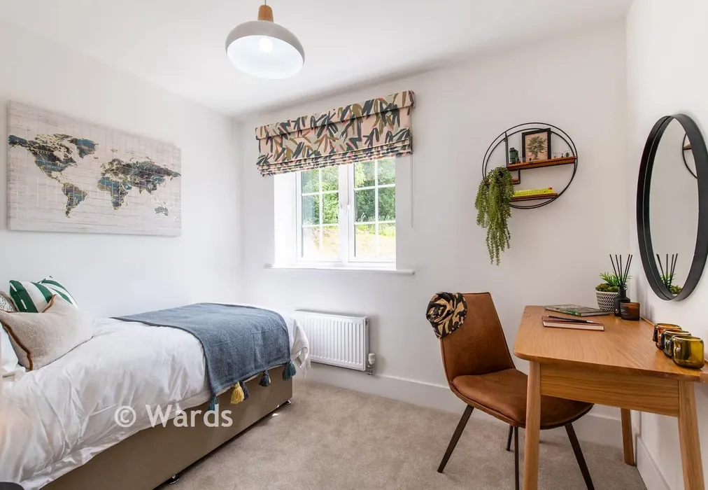 Bedroom 4 - Old Halt Close, Fernham Homes at Fawkham, Longfield, Kent - Wards of Kent