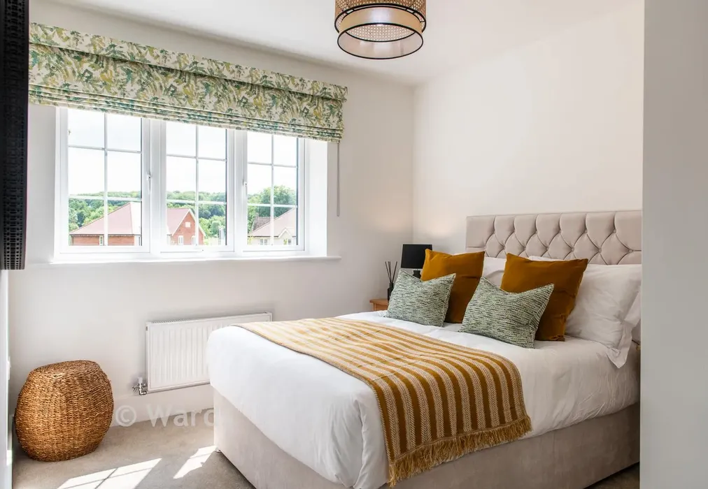 Bedroom 2 - Old Halt Close, Fernham Homes at Fawkham, Longfield, Kent - Wards of Kent