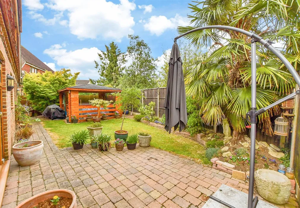 Rear Garden - Quested Way, Harrietsham, Maidstone, Kent - Wards of Kent