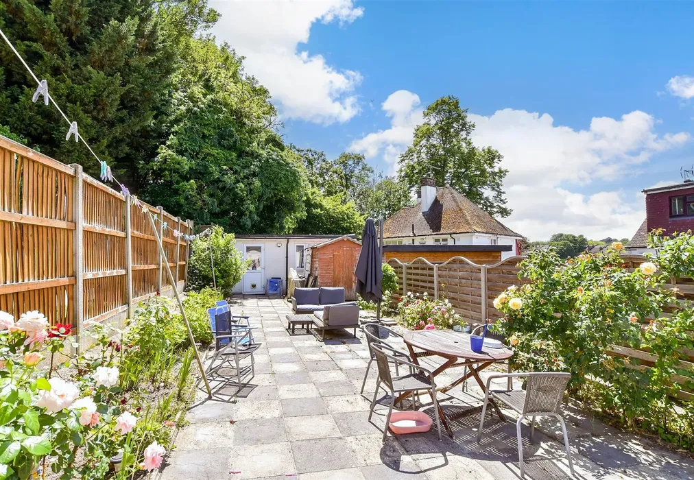 Rear Garden - Westmount Avenue, Chatham, Kent - Wards of Kent