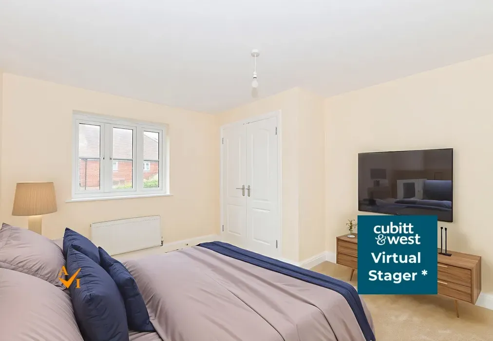 Bedroom 2 (Contemporary style) - Nightingales, East Hoathly, Lewes, East Sussex - Wards of Kent