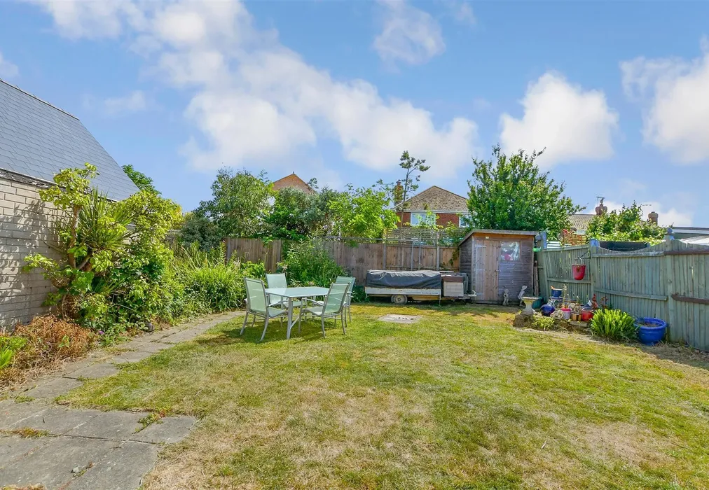 Rear Garden - Western Esplanade, Herne Bay, Kent - Wards of Kent