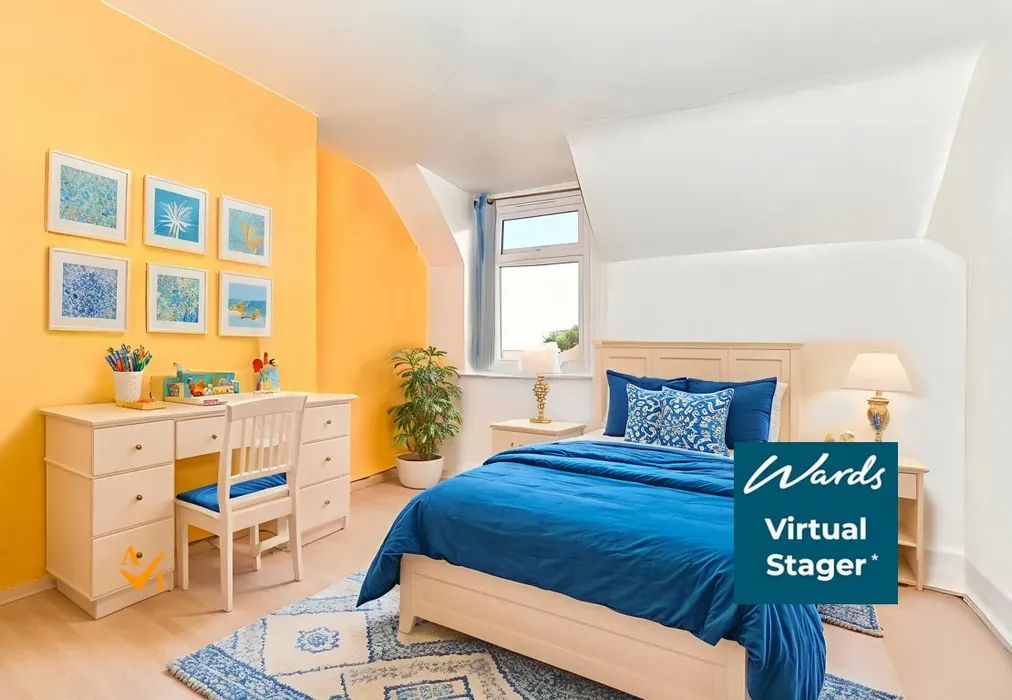 Bedroom 1 (Contemporary style) - Shorncliffe Road, Folkestone, Kent - Wards of Kent