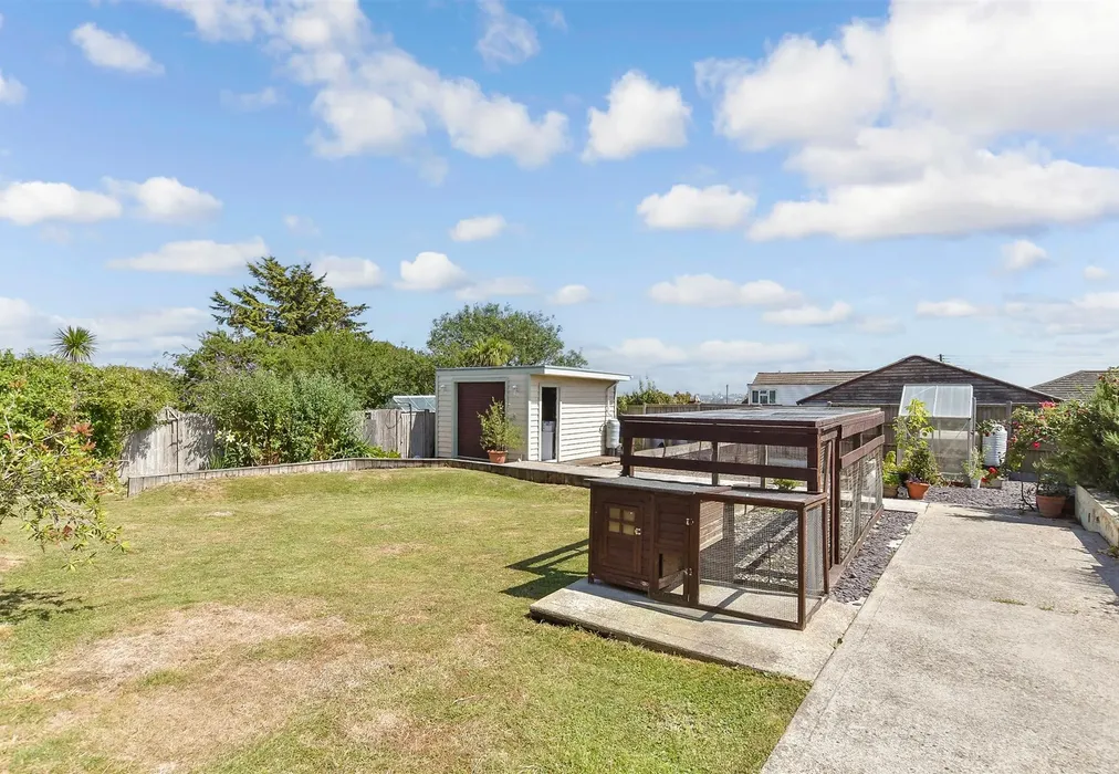 Rear Garden - Cliff Drive, Warden, Sheerness, Kent - Wards of Kent