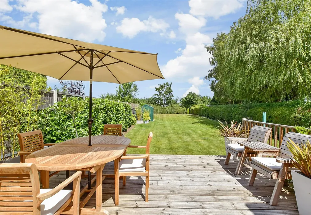 Rear Garden - Heath Road, Boughton Monchelsea, Maidstone, Kent - Wards of Kent