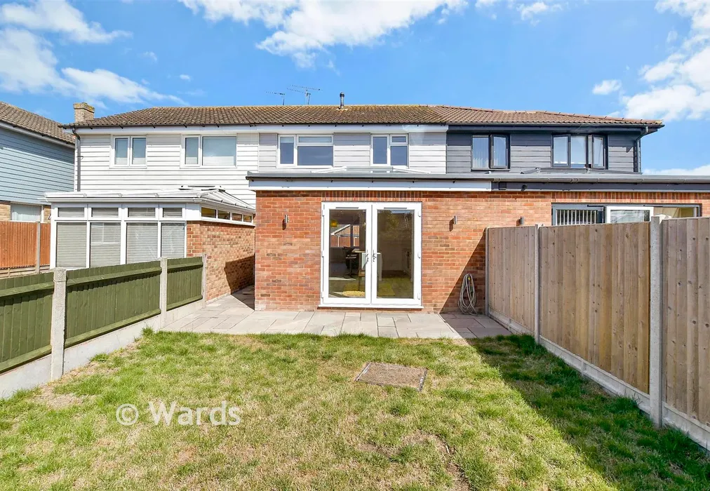 Rear Elevation - Patterson Close, Deal, Kent - Wards of Kent