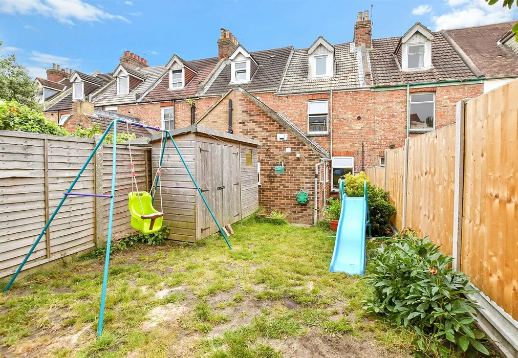Rear Garden - Athelstan Road, Folkestone, Kent - Wards of Kent