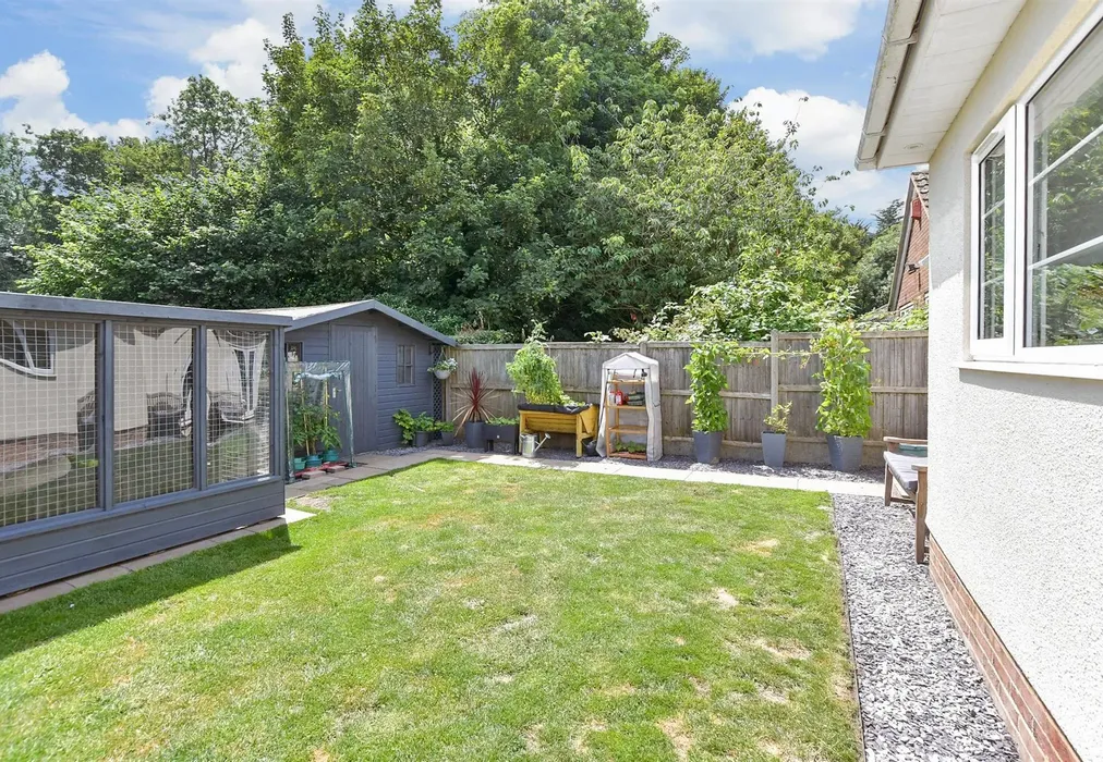 Rear Garden - Courtland Avenue, Whitfield, Dover, Kent - Wards of Kent