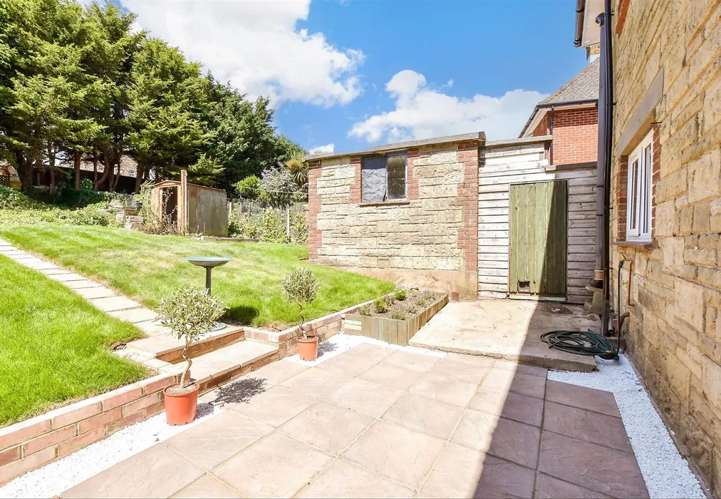 Rear Garden - Station Road, Brading, Isle of Wight - Wards of Kent