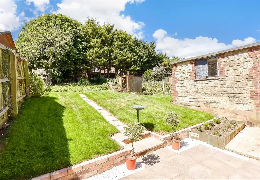 Rear Garden - Station Road, Brading, Isle of Wight - Wards of Kent