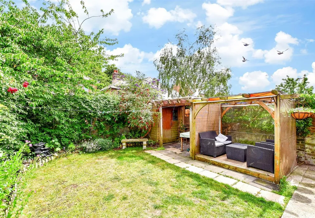 Rear Garden - Spencer Street, Bognor Regis, West Sussex - Wards of Kent