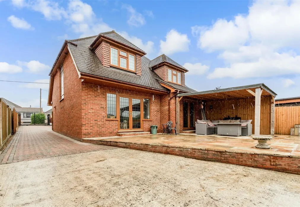 Rear Elevation - Hever Avenue, West Kingsdown, Sevenoaks, Kent - Wards of Kent