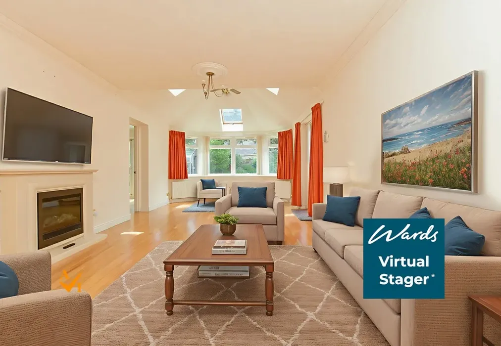 Lounge (Contemporary style) - Palmerston Avenue, Broadstairs, Kent - Wards of Kent