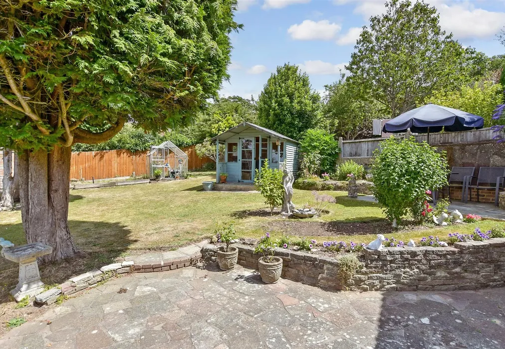 Rear Garden - Balsdean Road, Woodingdean, Brighton, East Sussex - Wards of Kent