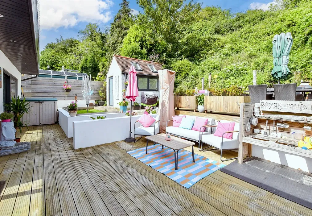 Patio / Decking - Stanbury Crescent, Folkestone, Kent - Wards of Kent