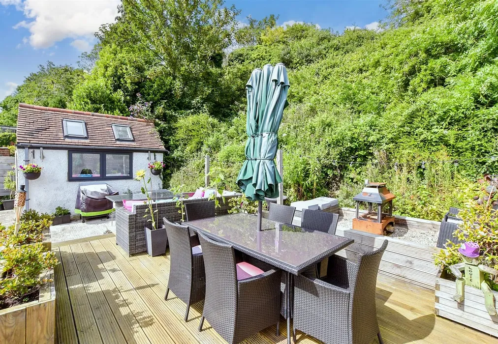 Patio / Decking - Stanbury Crescent, Folkestone, Kent - Wards of Kent
