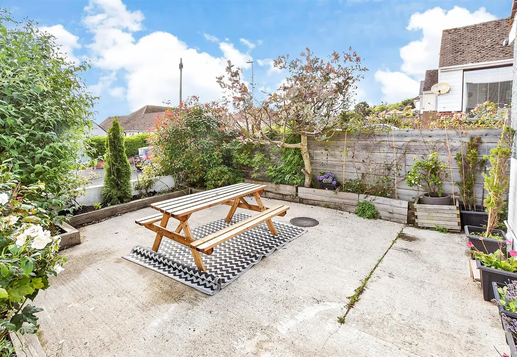 Patio / Decking - Stanbury Crescent, Folkestone, Kent - Wards of Kent