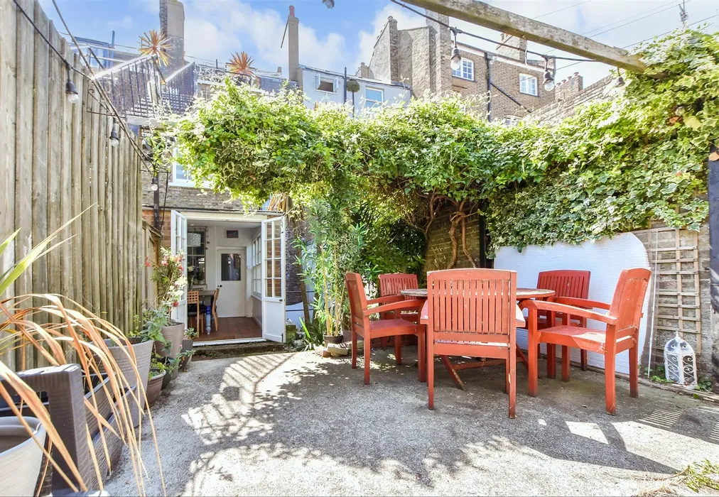 Rear Garden - Paragon, Ramsgate, Kent - Wards of Kent