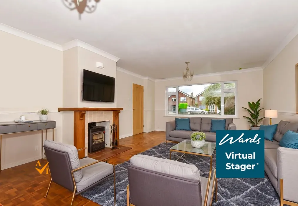 Lounge (Contemporary style) - Park Farm Close, Shadoxhurst, Ashford, Kent - Wards of Kent