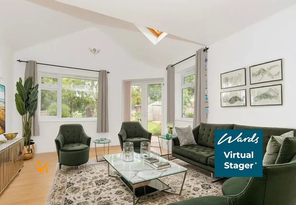 Back Lounge (Modern style) - Park Farm Close, Shadoxhurst, Ashford, Kent - Wards of Kent