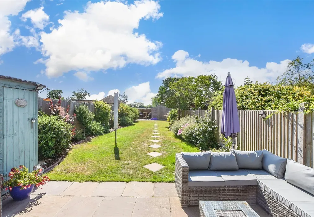 Rear Garden - Down Barton Road, St Nicholas At Wade, Birchington, Kent - Wards of Kent