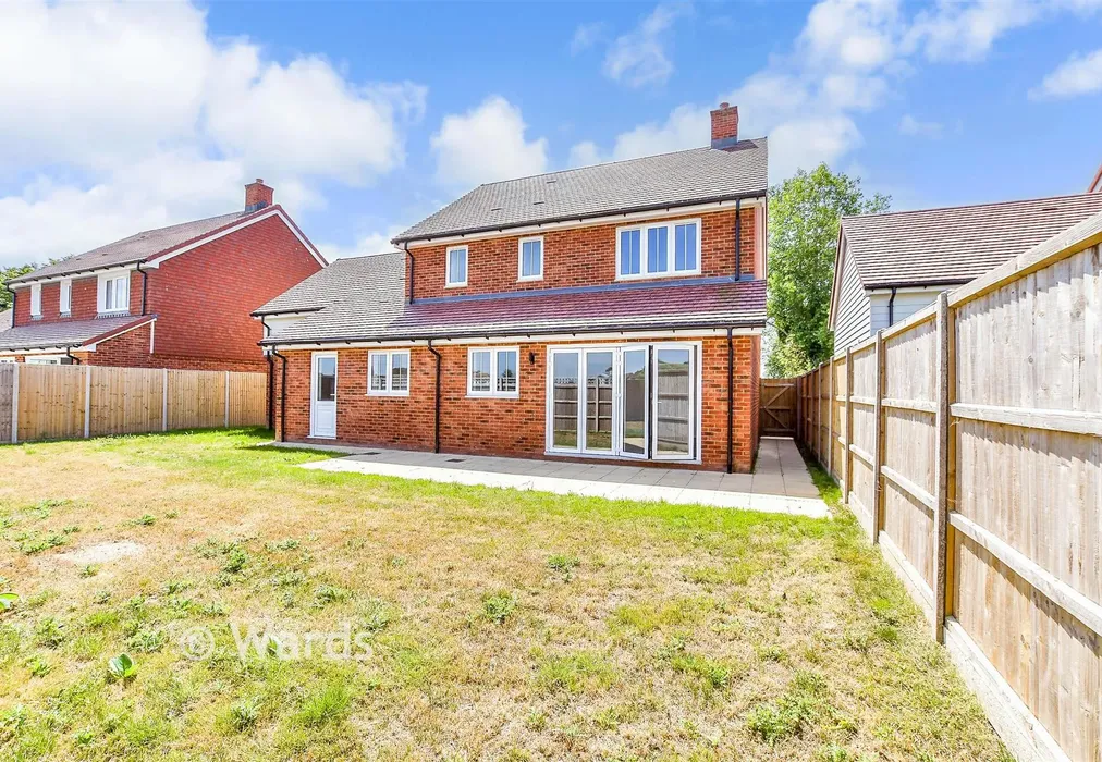 Rear Elevation - The Maude, Maude Close, New Romney, Kent - Wards of Kent