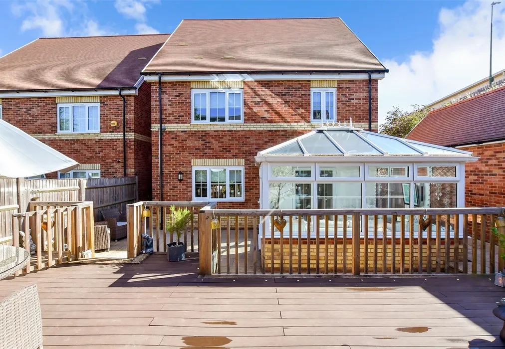 Rear Elevation - Lodge Close, Allington, Maidstone, Kent - Wards of Kent