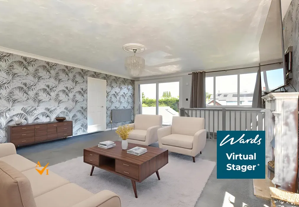 Lounge (Contemporary style) - Elm Lane, Minster-On-Sea, Sheerness, Kent - Wards of Kent