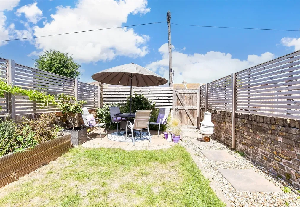 Rear Garden - Milton Avenue, Margate, Kent - Wards of Kent