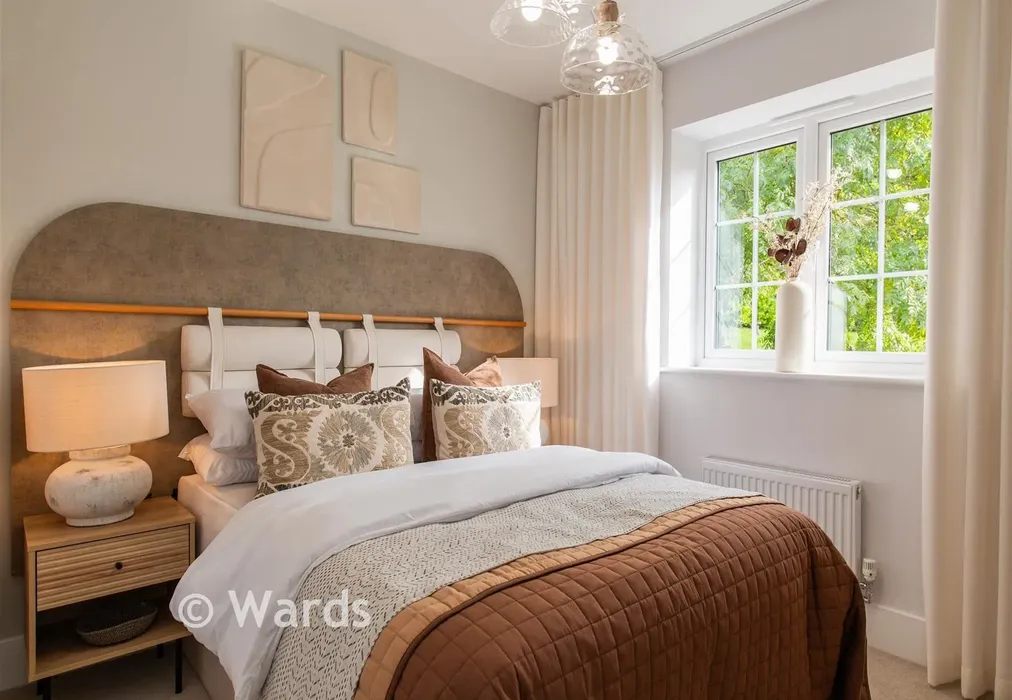 Bedroom 2 - Old Halt Close, Fernham Homes At Fawkham Rm, Longfield, Kent - Wards of Kent
