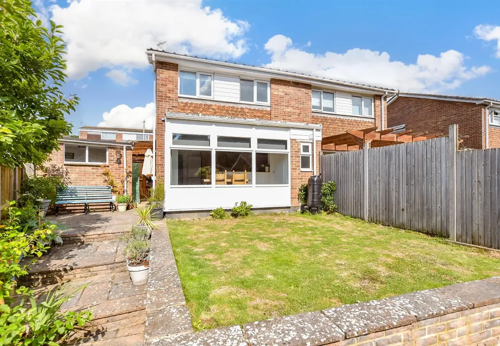 Rear Elevation - Enbrook Road, Sandgate, Folkestone, Kent - Wards of Kent
