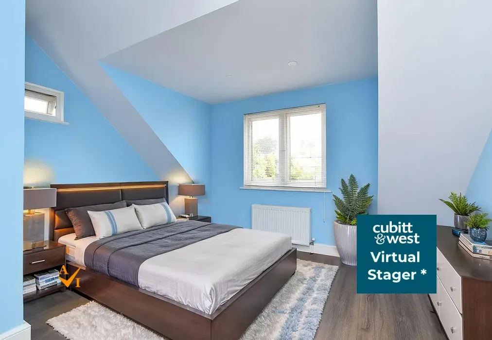 Bedroom 2 (Modern style) - Crescent Drive South, Woodingdean, Brighton, East Sussex - Wards of Kent