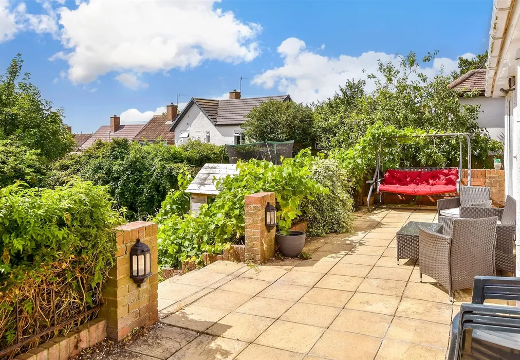 Patio / Decking - Crescent Drive South, Woodingdean, Brighton, East Sussex - Wards of Kent