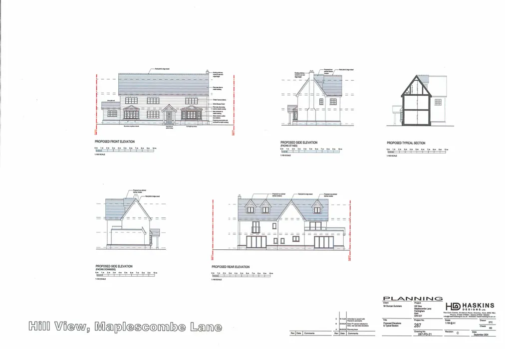 Photo - Maplescombe Lane, Farningham, Dartford, Kent - Wards of Kent