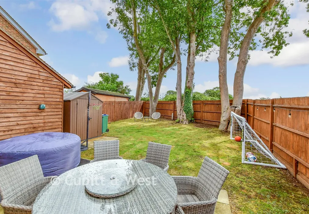 Rear Garden - Pine Close, Chichester, West Sussex - Wards of Kent
