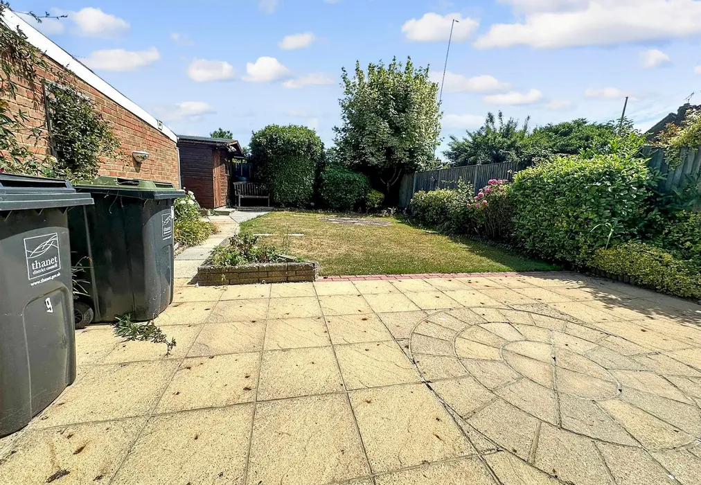 Rear Garden - Alexandra Road, Birchington, Kent - Wards of Kent