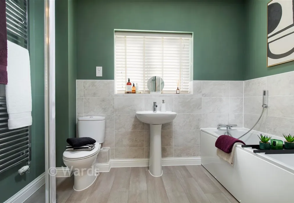 Bathroom - Richmond Park, Whitfield, Dover, Kent - Wards of Kent