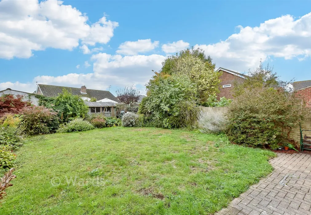 Rear Garden - Hildersham Close, Broadstairs, Kent - Wards of Kent