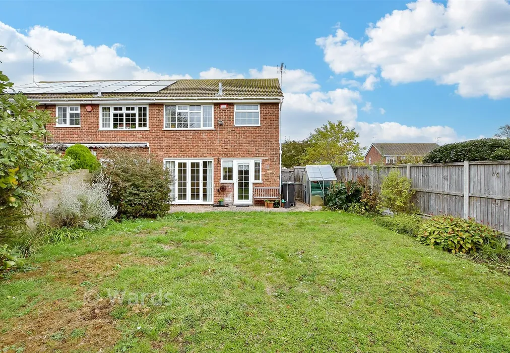 Rear Elevation - Hildersham Close, Broadstairs, Kent - Wards of Kent