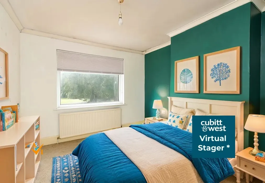 Bedroom 1 (Contemporary style) - Sompting Road, Worthing, West Sussex - Wards of Kent