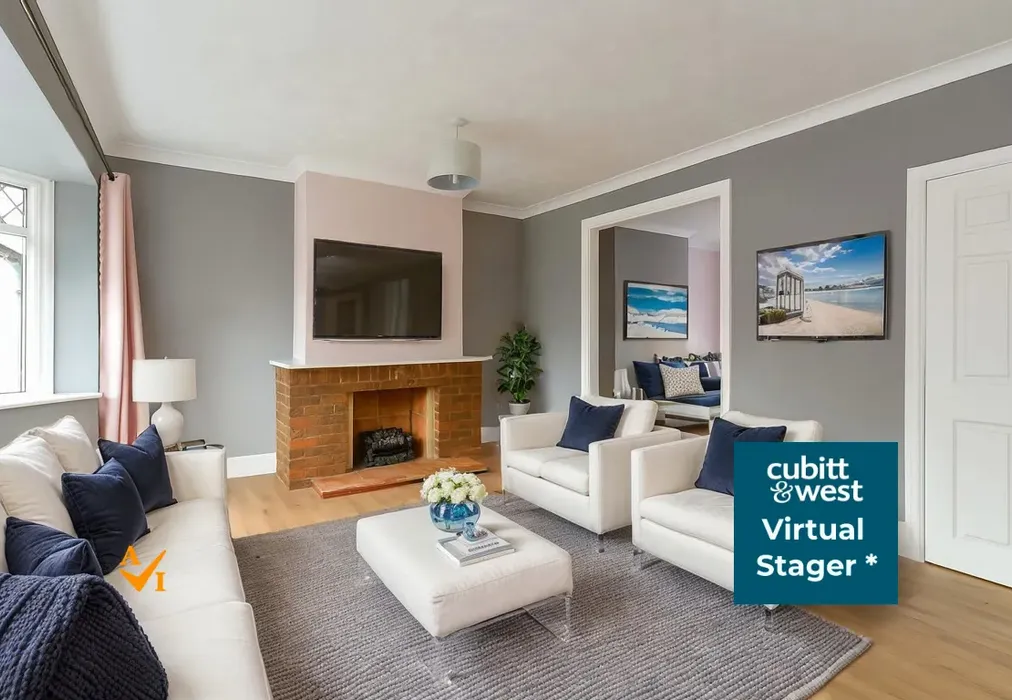 Lounge (Modern style) - Sompting Road, Worthing, West Sussex - Wards of Kent