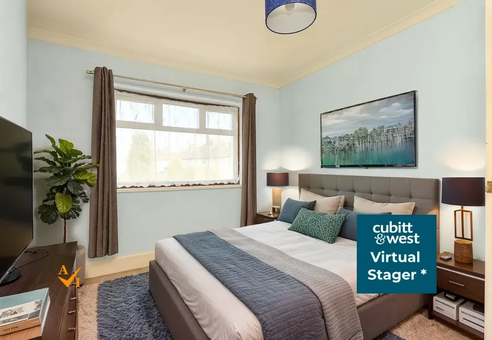 Bedroom 2 (Modern style) - Sompting Road, Worthing, West Sussex - Wards of Kent