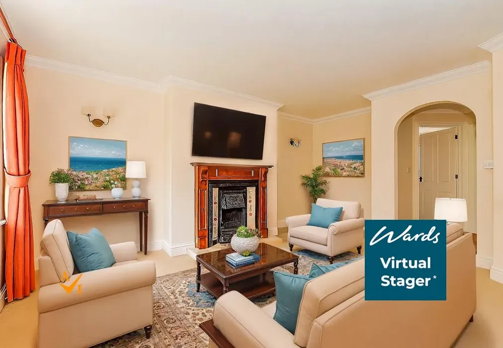 Lounge (Contemporary style) - Tanners Hill, Hythe, Kent - Wards of Kent