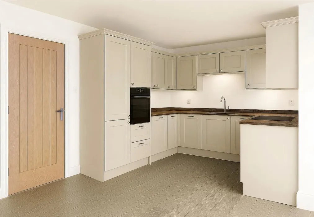 Kitchen CGI - Coxes Lane, Ramsgate, Kent - Wards of Kent