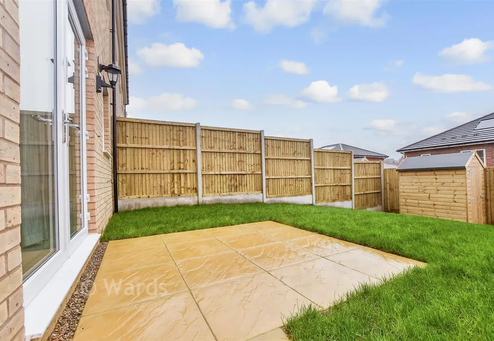 Rear Garden - Richmond Park, Whitfield, Dover, Kent - Wards of Kent