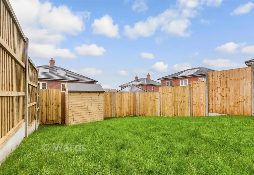 Rear Garden - Richmond Park, Whitfield, Dover, Kent - Wards of Kent