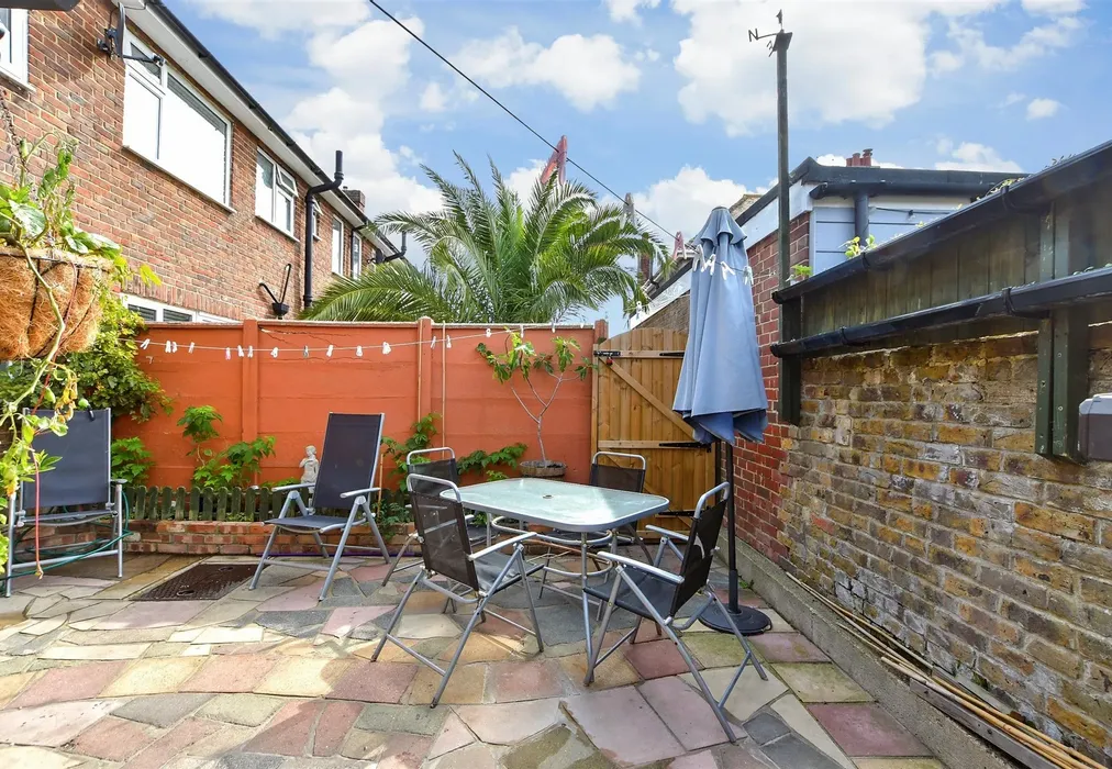 Rear Garden - St. Benet's Road, Westgate-On-Sea, Kent - Wards of Kent